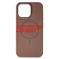 Accesorii GSM - : Toc Soft Silicone Magsafe Apple iPhone 16 Pro Max Brown