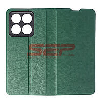 Accesorii GSM - Toc FlipCover Leather: Toc FlipCover Leather Xiaomi 14T Dark Green