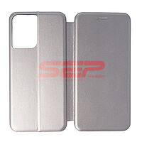 Accesorii GSM - Toc FlipCover Round: Toc FlipCover Round Motorola Moto G55 5G Fossil Grey
