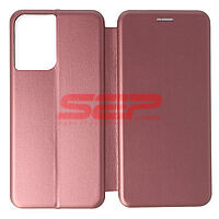 Accesorii GSM - Toc FlipCover Round: Toc FlipCover Round Motorola Moto G55 5G Wine