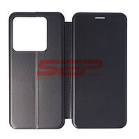Accesorii GSM - Toc FlipCover Round: Toc FlipCover Round Xiaomi 14T Pro 5G Black