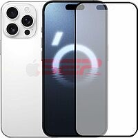 Accesorii GSM - Folie protectie display sticla 6D Matte bulk: Geam protectie display sticla 6D Matte bulk Apple iPhone 16 Pro Max