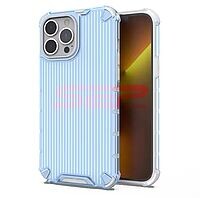 Accesorii GSM - Toc TPU+PC Stripes: Toc TPU+PC Stripes Apple iPhone 12 Pro Blue