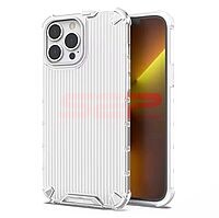Accesorii GSM - : Toc TPU+PC Stripes Samsung Galaxy S23 Ultra Clear