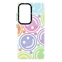Accesorii GSM - : Toc TPU+PC Creative Case Samsung Galaxy S25 Ultra Smiley