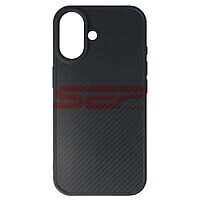 Accesorii GSM - Toc TPU Kevlar: Toc TPU Kevlar Magsafe Apple iPhone 16 Titanium Black
