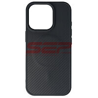 Accesorii GSM - Toc TPU Kevlar: Toc TPU Kevlar Magsafe Apple iPhone 16 Pro Titanium Black