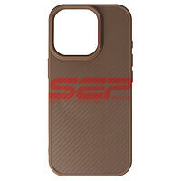 Accesorii GSM - Toc TPU Kevlar: Toc TPU Kevlar Magsafe Apple iPhone 16 Pro Coffee