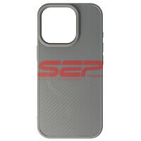 Accesorii GSM - Toc TPU Kevlar: Toc TPU Kevlar Magsafe Apple iPhone 16 Pro Titanium Grey