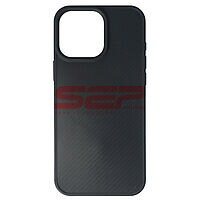 Accesorii GSM - Toc TPU Kevlar: Toc TPU Kevlar Magsafe Apple iPhone 16 Pro Max Titanium Black