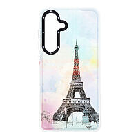 Accesorii GSM - Toc TPU+PC Creative Case: Toc TPU+PC Creative Case Samsung Galaxy A15 4G Eiffel Tower