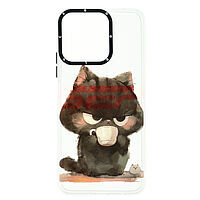 Accesorii GSM - Toc TPU+PC Creative Case: Toc TPU+PC Creative Case Honor 200 smart Angry Cat