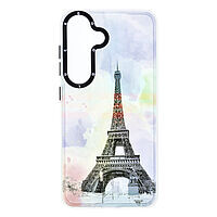 Accesorii GSM - : Toc TPU+PC Creative Case Samsung Galaxy S25 Eiffel Tower