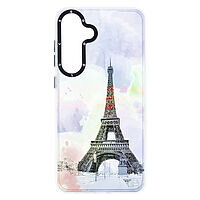 Accesorii GSM - : Toc TPU+PC Creative Case Samsung Galaxy S25 Plus Eiffel Tower