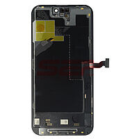 Accesorii GSM - Ansamblu LCD: LCD+Touchscreen cu Rama Apple iPhone 14 Pro Max BLACK SOFT OLED (120 Hz)