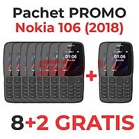 Accesorii GSM - Promotii Telefoane: Pachet promo NOKIA 106 (2018) 8 + 2 GRATIS !