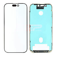 Accesorii GSM - Geam ecran cu rama: Geam cu Rama + OCA iPhone 16 Pro BLACK