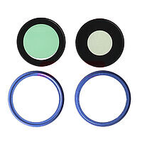 Accesorii GSM - Geam camera foto: Geam camera cu Rama Apple iPhone 16 ULTRAMARINE