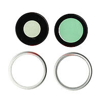 Accesorii GSM - Geam camera foto: Geam camera cu Rama Apple iPhone 16 Plus WHITE