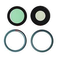 Accesorii GSM - Geam camera foto: Geam camera cu Rama Apple iPhone 16 Plus TEAL