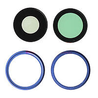 Accesorii GSM - Geam camera foto: Geam camera cu Rama Apple iPhone 16 Plus ULTRAMARINE