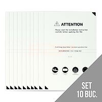 Accesorii GSM - : Set 10 bucati folie protectie hydrogel Clear TPU-HD AAA - fara coduri de incarcare !