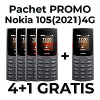 Pachet promo Nokia 105 (2021) 4G 4 + 1 GRATIS !