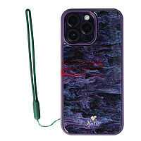 Accesorii GSM - : Accesoriu tip bratara din silicon pentru husa telefon mobil DARK GREEN