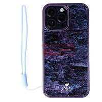 Accesorii GSM - : Accesoriu tip bratara din silicon pentru husa telefon mobil LAVENDER