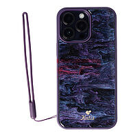 Accesorii GSM - : Accesoriu tip bratara din silicon pentru husa telefon mobil DARK PURPLE