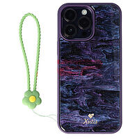 Accesorii GSM - Noutati: Accesoriu tip bratara din silicon Flower pentru husa telefon mobil OLIVE