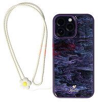 Accesorii GSM - Suport & Docking telefon mobil: Snur telefon mobil din silicon Flower IVORY