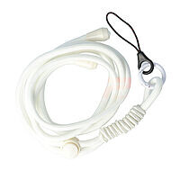 Accesorii GSM - Suport & Docking telefon mobil: Snur textil pentru telefon mobil WHITE