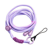 Accesorii GSM - Suport & Docking telefon mobil: Snur textil pentru telefon mobil PURPLE