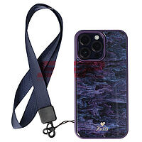 Accesorii GSM - : Snur textil Lines pentru telefon mobil NAVY