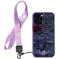 Accesorii GSM - : Snur textil Lines pentru telefon mobil LILA