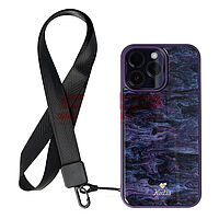 Accesorii GSM - Suport & Docking telefon mobil: Snur textil Lines pentru telefon mobil BLACK