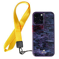 Accesorii GSM - : Snur textil Lines pentru telefon mobil YELLOW