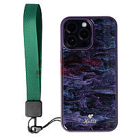 Accesorii GSM - : Accesoriu tip bratara textil pentru husa telefon mobil DARK GREEN