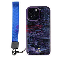 Accesorii GSM - : Accesoriu tip bratara textil pentru husa telefon mobil ELECTRIC BLUE