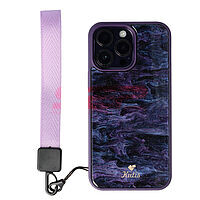 Accesorii GSM - : Accesoriu tip bratara textil pentru husa telefon mobil PURPLE