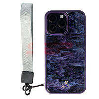 Accesorii GSM - : Accesoriu tip bratara textil pentru husa telefon mobil SILVER
