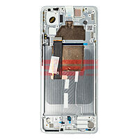 Accesorii GSM - Ansamblu LCD: LCD+Touchscreen cu Rama MOTOROLA Edge 30 Fusion WHITE Original Service Pack