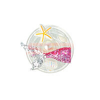 Accesorii GSM - : Stand suport adeziv telefon mobil Cartoon Pink Mermaid