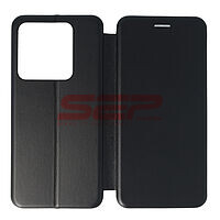 Accesorii GSM - Toc FlipCover Round: Toc FlipCover Round Xiaomi Redmi Note 14 5G Black