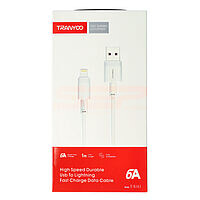 Accesorii GSM - Cablu date 1 metru: Cablu date USB - Lightning Fast Charge 6A TRANYOO T-S14 L