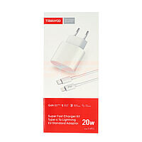 Accesorii GSM - Incarcatoare retea: Incarcator retea Fast Charge Type-C - Lightning 20W TRANYOO T-AP2 L