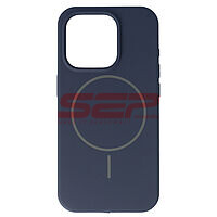 Accesorii GSM - Toc Soft Silicone Magsafe: Toc Soft Silicone Magsafe Apple iPhone 15 Pro Blue