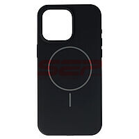 Accesorii GSM - Toc Soft Silicone Magsafe: Toc Soft Silicone Magsafe Apple iPhone 15 Pro Max Black