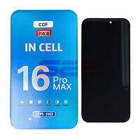 Accesorii GSM - Ansamblu LCD: LCD+Touchscreen cu Rama Apple iPhone 16 Pro Max BLACK COF INCELL